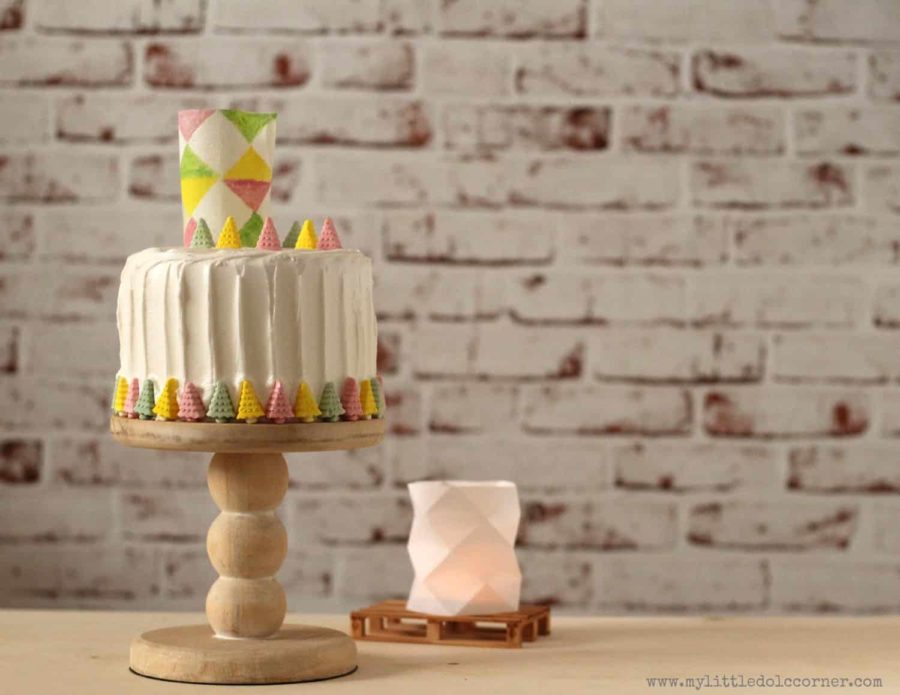 Pastel Navidad de Dulce y Fácil, blog de repostería creativa en Barcelona, Cataluña, España